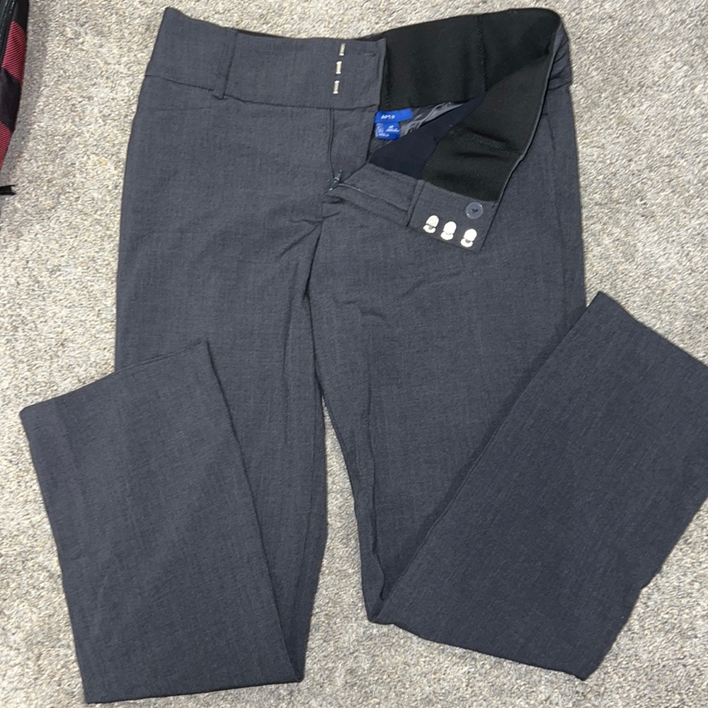 Womens Apt 9 charcoal grey work pants